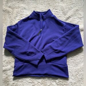 Athleta Altitude Polartec Half Zip Sweatshirt Purple Size Medium